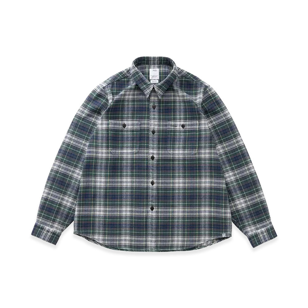 visvim Larrikan Check L/S "Green"