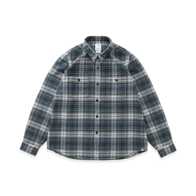 visvim Larrikan Check L/S "Green"
