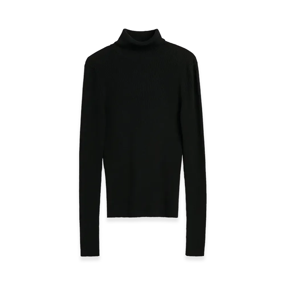 OUR LEGACY Women's Slim Funnel "Black Superfine Merino"