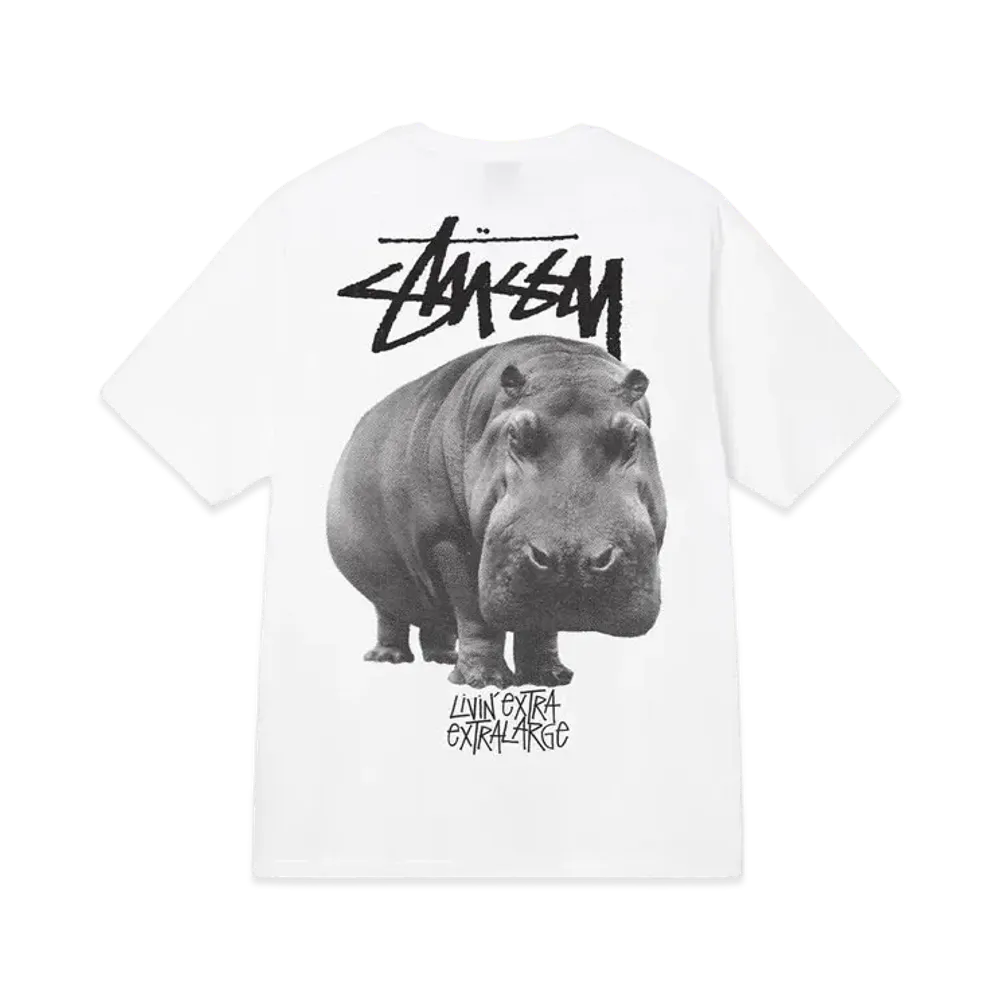 Stussy LIVIN' LARGE TEE "White"