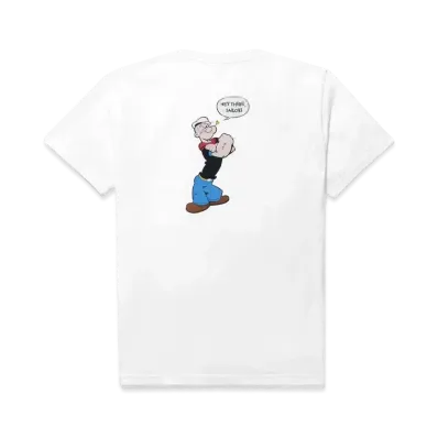 Noah Popeye Pocket Tee "White"