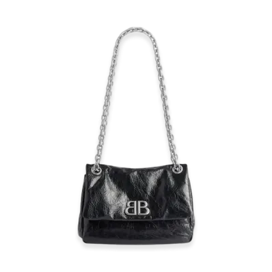 BALENCIAGA Monaco Mini Bag "Black"