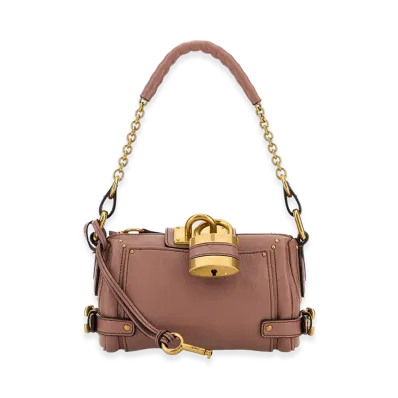 Chloe Women's Leather Small Paddington Shoulder Bag "Antiqued Pink"