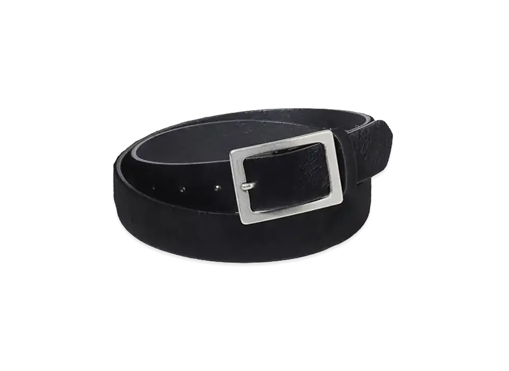 NEIGHBORHOOD Hair-On Leather Belt "Black"