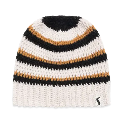 Stussy Stripe Knit Skullcap "Stone"