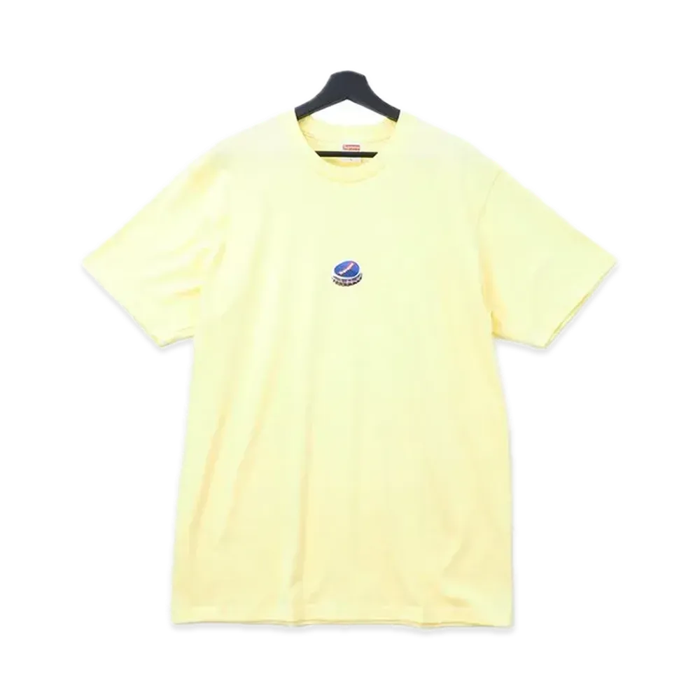シュプリーム ボトル キャップ Tシャツ "イエロー"