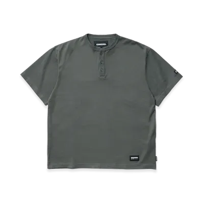 NEIGHBORHOOD Classic Henley Neck SS "Olive Drab"