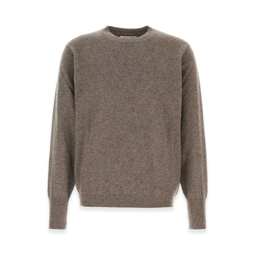 Maison Margiela Dove Grey Cashmere Blend Sweater "Brown"