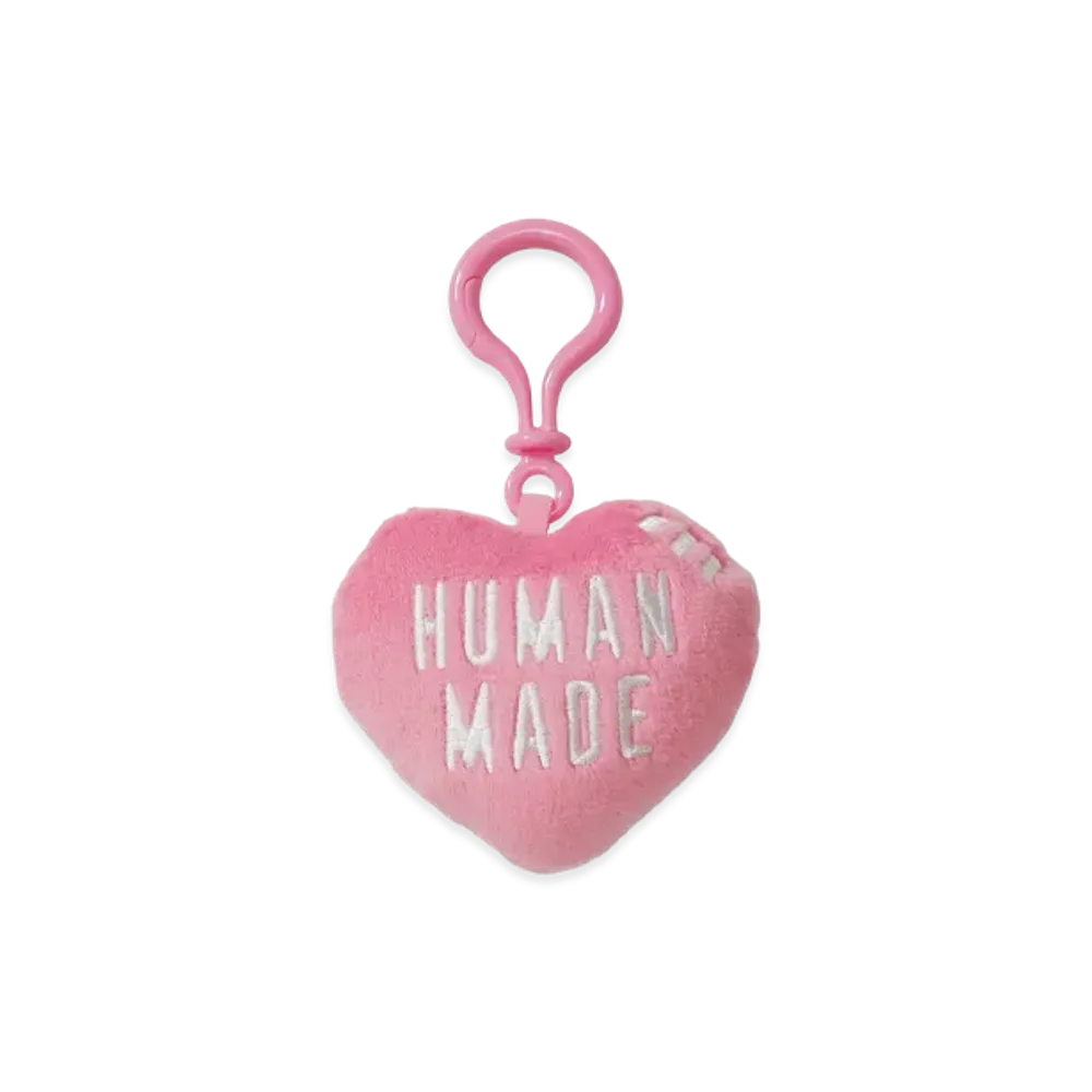 HUMAN MADE Stuffed Heart Key Charm "Pink"