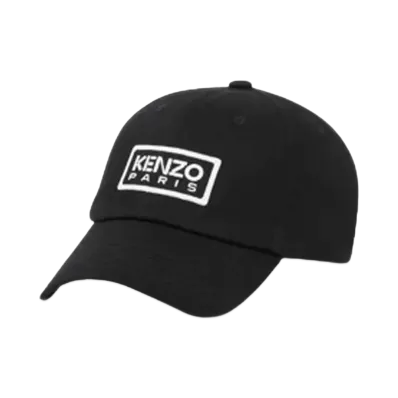 KENZO 'TAG' Cotton Cap "Black"
