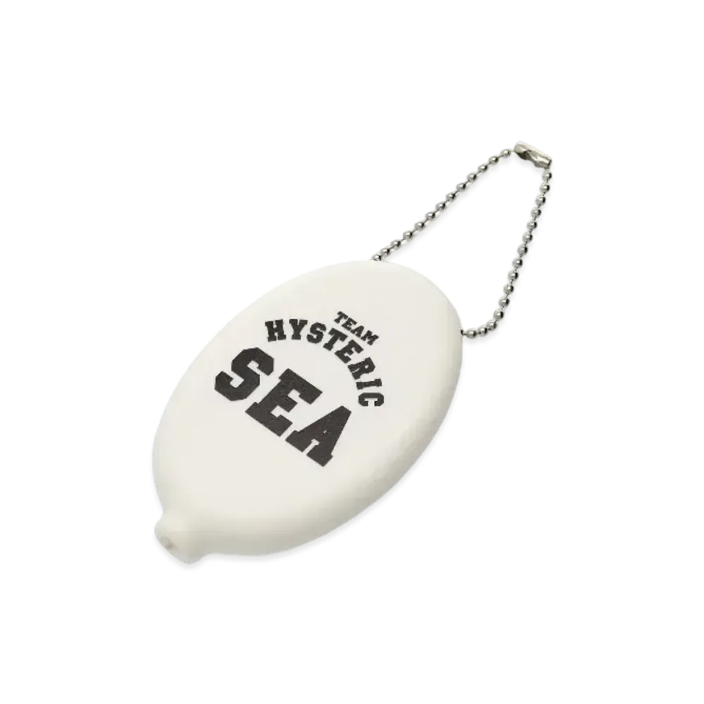 WIND AND SEA x HYSTERIC GLAMOUR Rubber Coin Case "White"