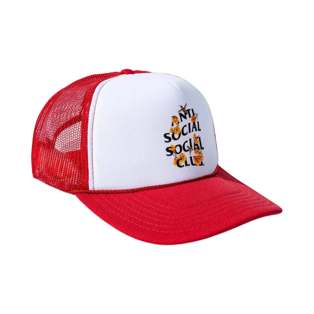 ANTI SOCIAL SOCIAL CLUB Trochilidae Cap "White/Red"