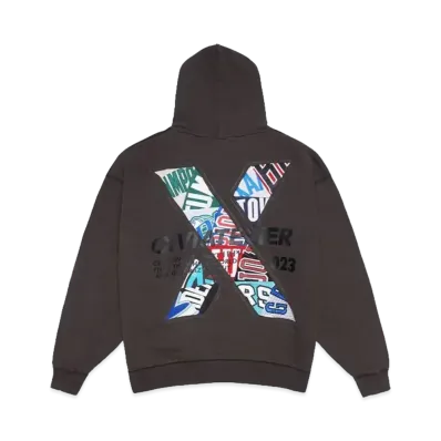 SNKRDUNK x CIVIATELIER 10TH ANNIVERSARY CHOICE IS YOURS NBA REMAKE HOODIE #023 "BLACK"