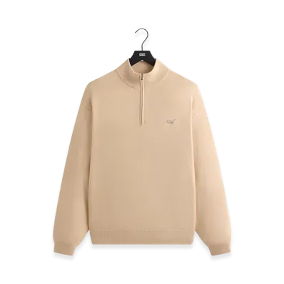 Kith Harmon Quarter Zip Mock Neck "Hallow"