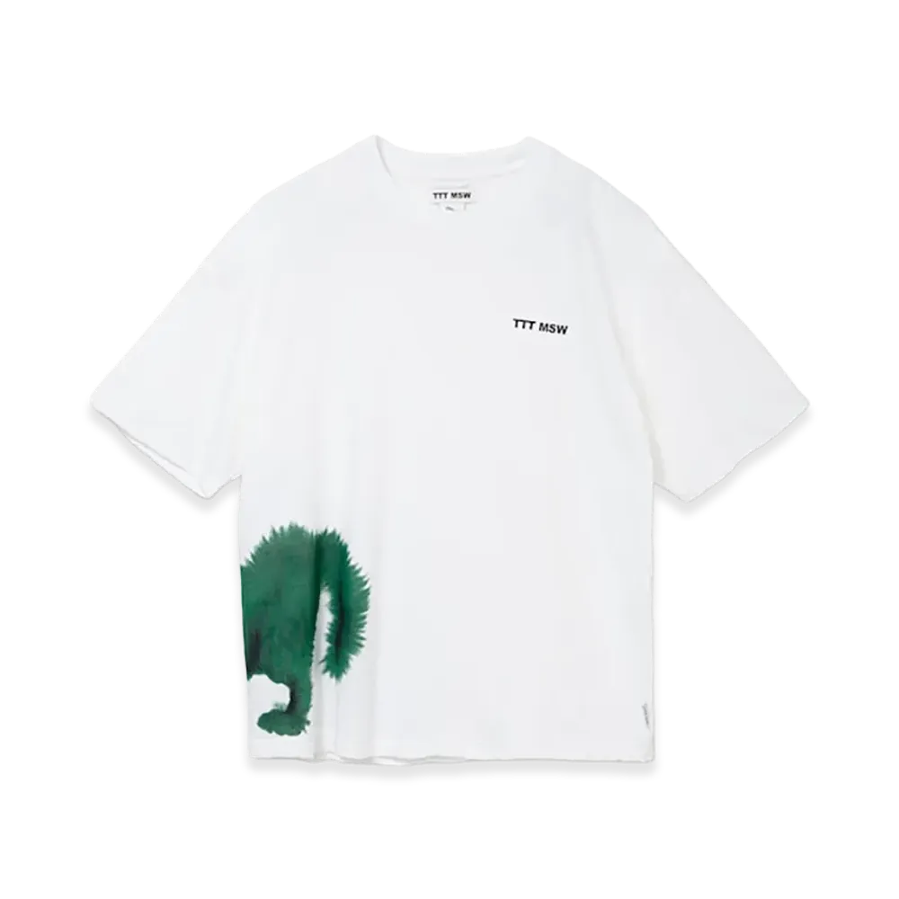 TTTMSW Green dog T-shirt "White"