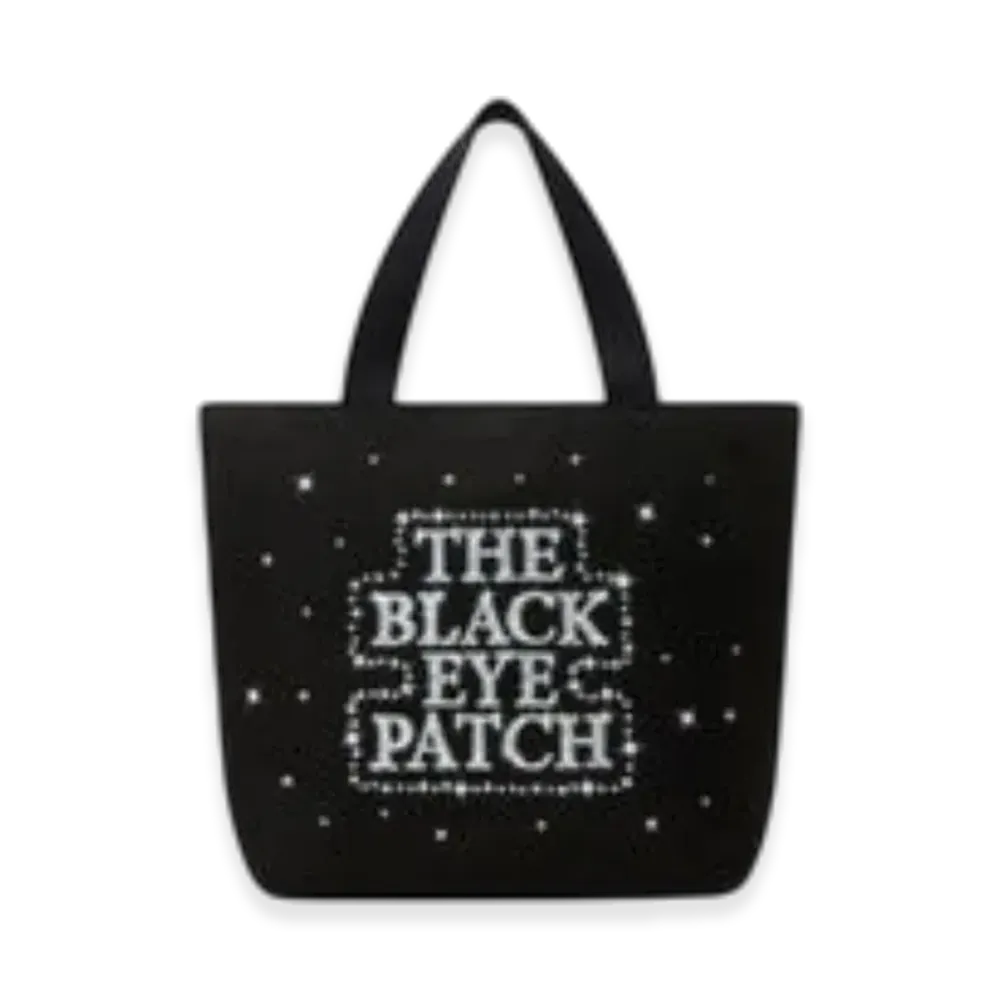 Blackeyepatch Shining OG Label Tote Bag Medium "Black"