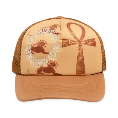 Erehwon Heaven on Earth Ankh Hat "BROWN"