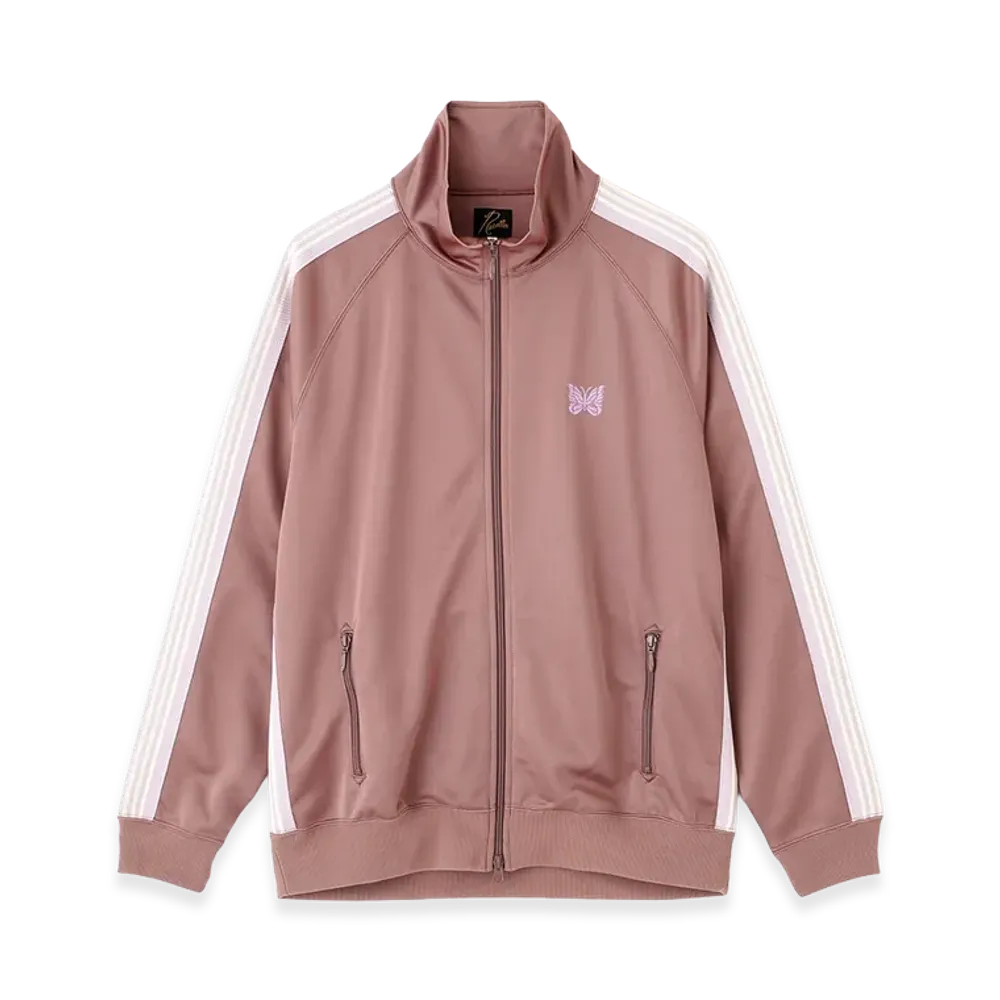 NEEDLES x B'2nd Track Jacket - Poly Smooth "Light Brown"