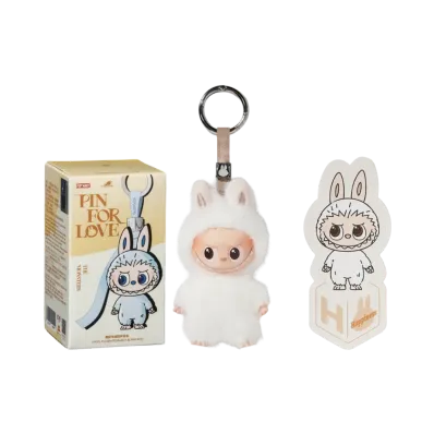 POP MART THE MONSTERS (LABUBU) Pin for Love Series-Vinyl Plush Pendant (A-M) H