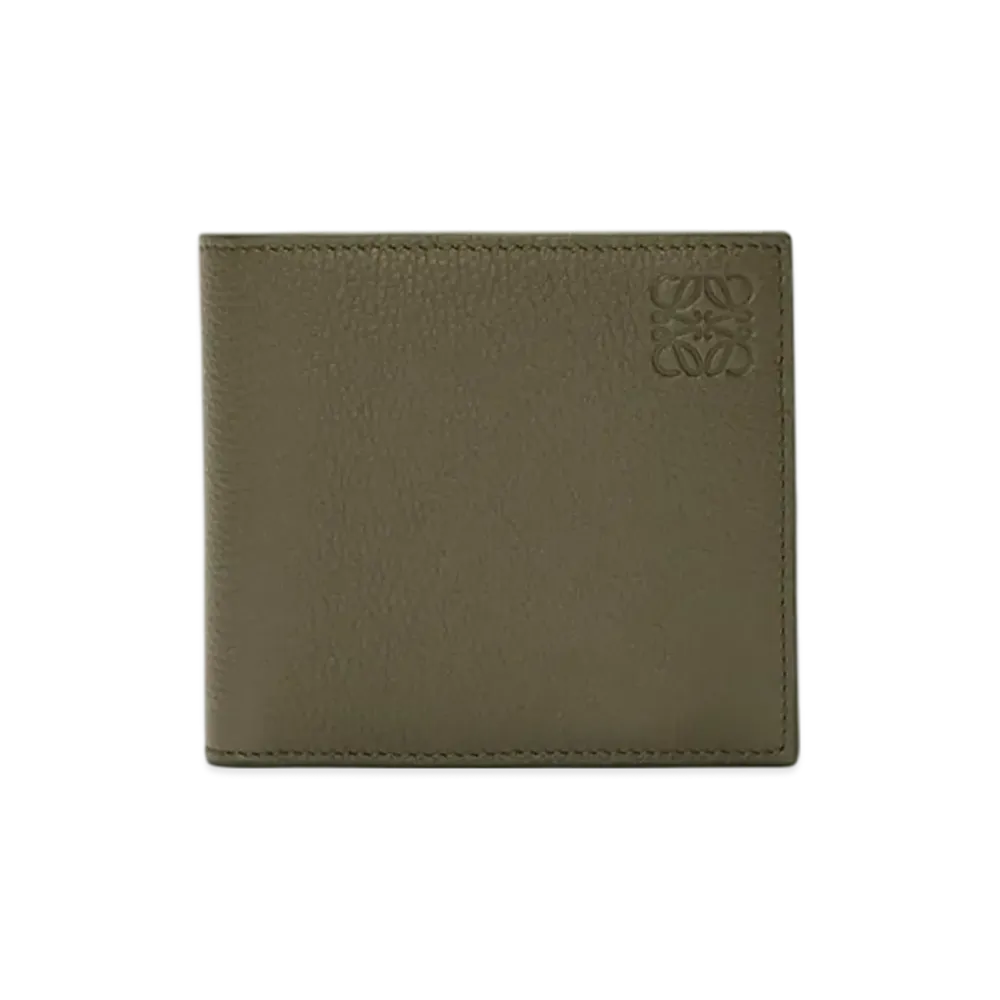 LOEWE Bifold Coin Wallet "Khaki Green"