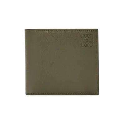 LOEWE Bifold Coin Wallet "Khaki Green"