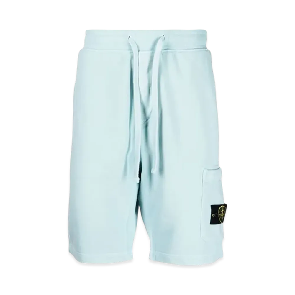 Stone Island 64651 Fleece Bermuda Shorts - 22SS "Aqua"