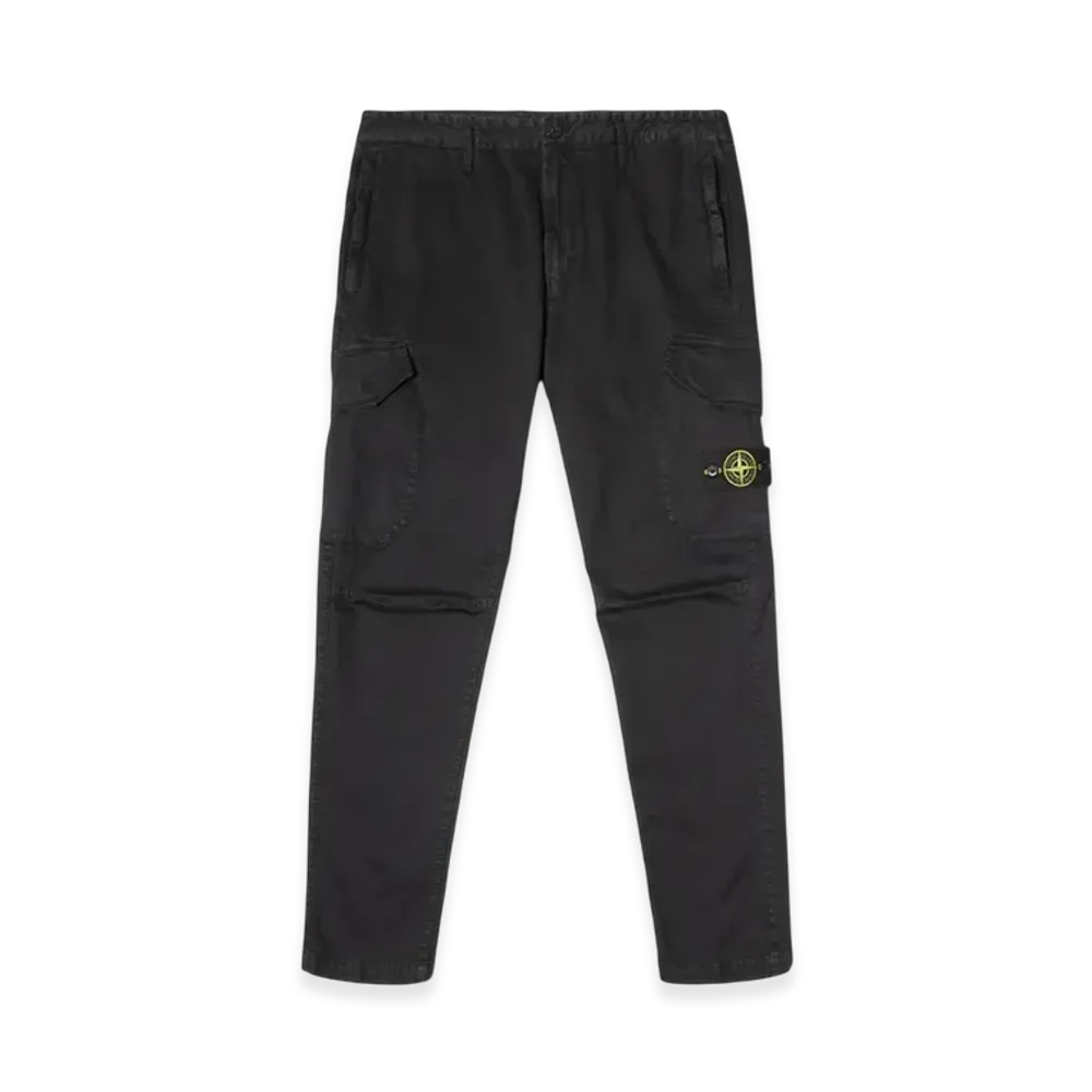 Stone Island 31304 Twill Cargo Pants - 20SS "Black"