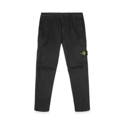 Stone Island 31304 Twill Cargo Pants - 20SS "Black"
