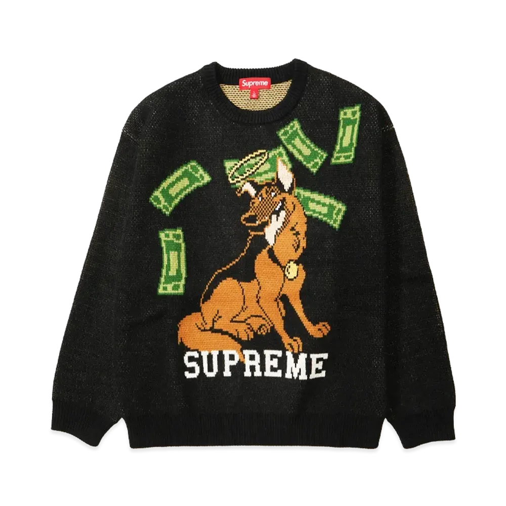 Supreme All Dogs Go To Heaven Sweater "Black"