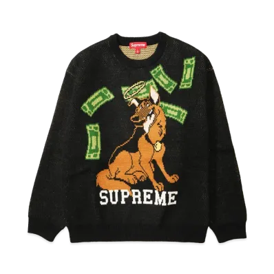 Supreme All Dogs Go To Heaven Sweater "Black"