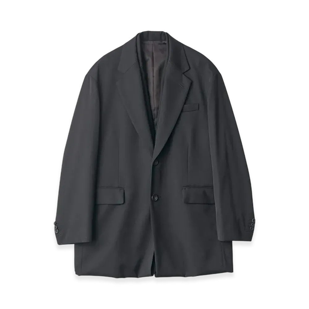 ssstein Oversized Layered Combination Jacket "Black"