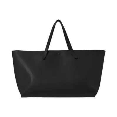 The Row XL Idaho Bag in Leather "Black"