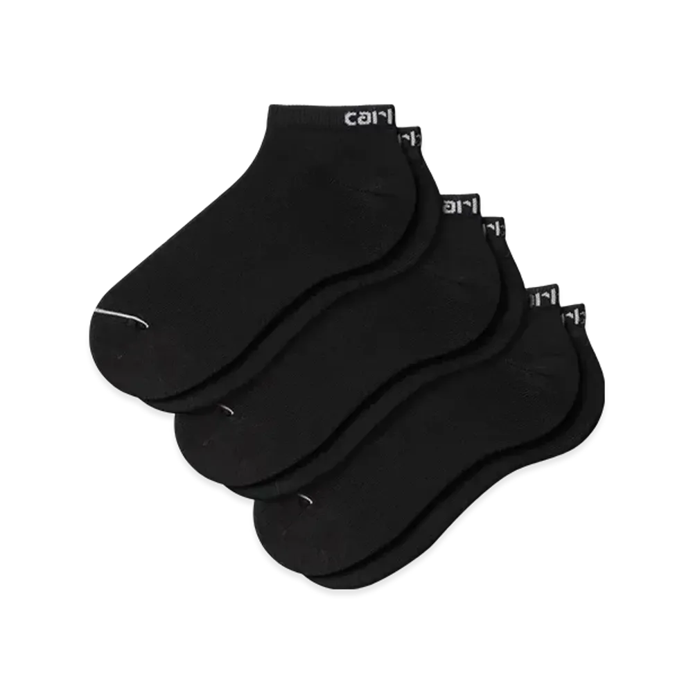 Carhartt WIP Script Sneakers Socks "Black/White"