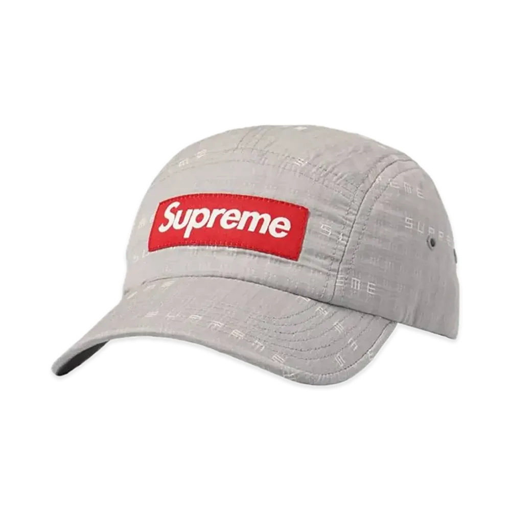Supreme Stitch Jacquard Camp Cap "Grey"