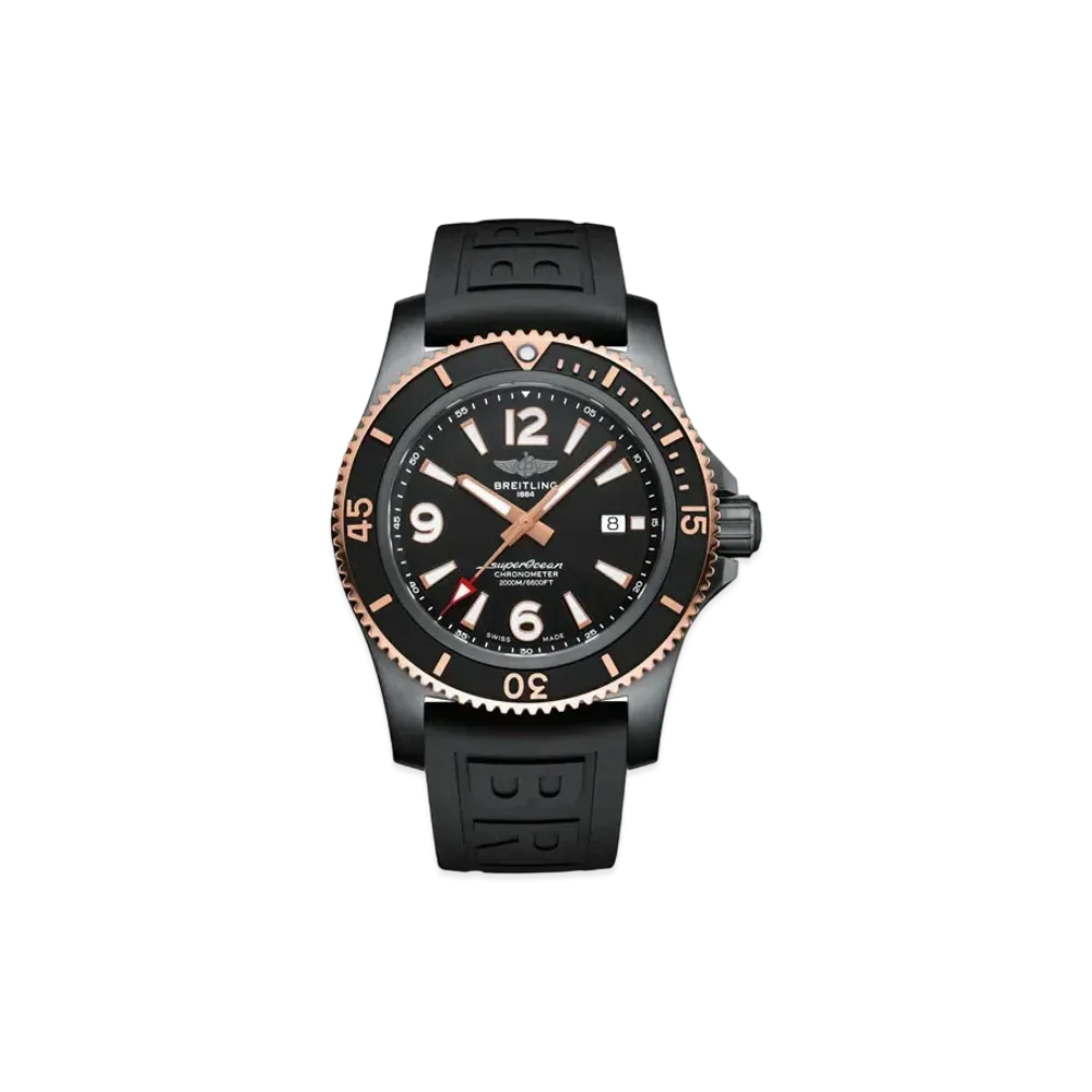 BREITLING SUPEROCEAN AUTOMATIC 46 BLACK STEEL "Black"