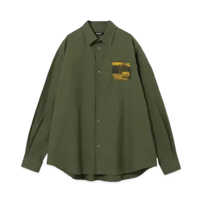 UNDERCOVER Twin Peaks Cotton Shirt "Light Khaki"