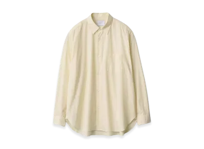 ssstein Pima Cotton Oversized Regular Collar Shirt "Yellow"