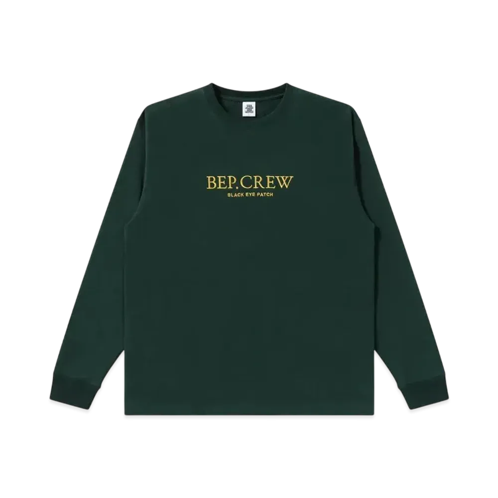 Blackeyepatch Bep Crew LOGo L/S Tee "Green"