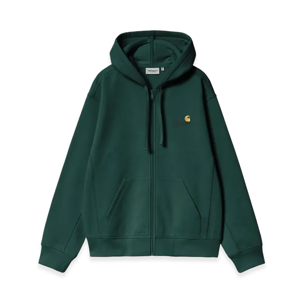 Carhartt WIP Hooded American Script Jacket "Dark Fir"
