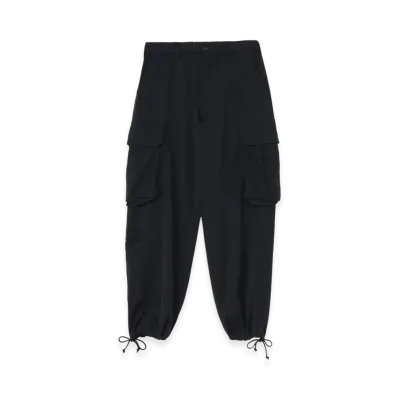 WILDSIDE YOHJI YAMAMOTO Smooth Cargo Pants "Black"