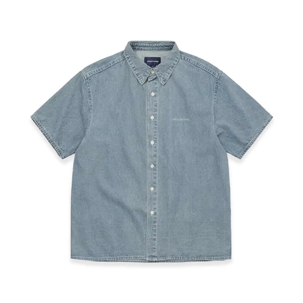 thisisneverthat Washed Denim S/S Shirt "Washed Blue"