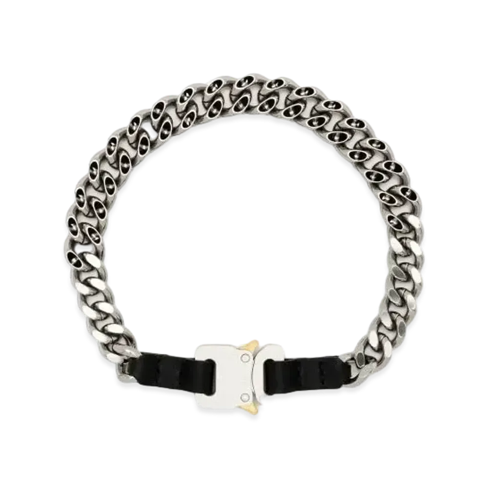1017 ALYX 9SM Safety Buckle Chain Choker "Silver "
