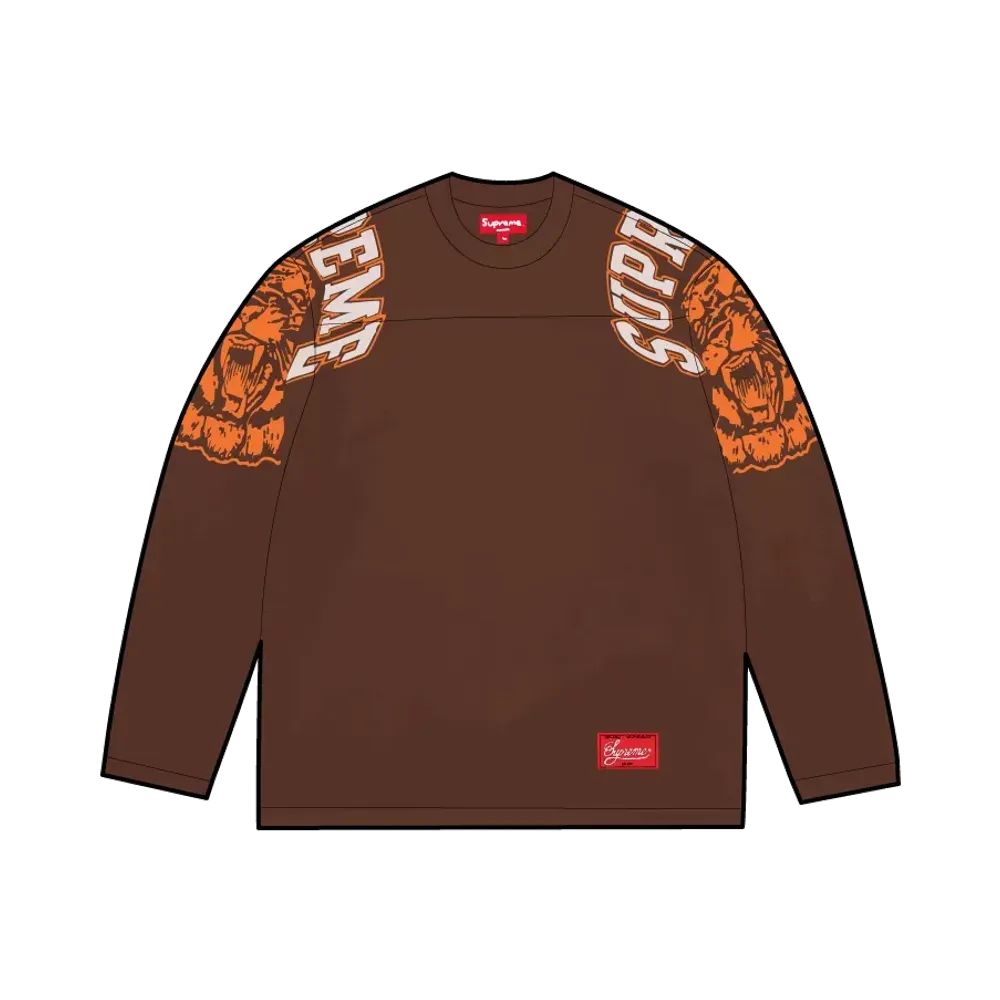 Supreme Mascot L/S Football Top "Brown"