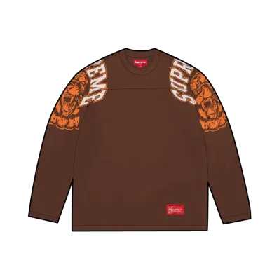 Supreme Mascot L/S Football Top "Brown"