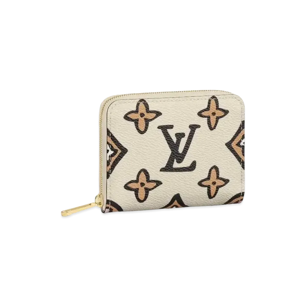 Louis Vuitton Wild at Heart Zippy Coin Purse "Creme"