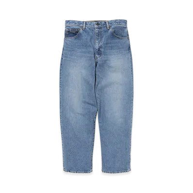 DESCENDANT 1995 Denim Trousers Baggy Hard Wash "Indigo"