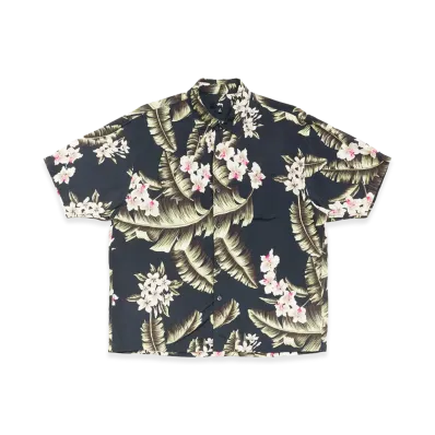 Stussy Hawaiian Floral SS Shirt "Black"