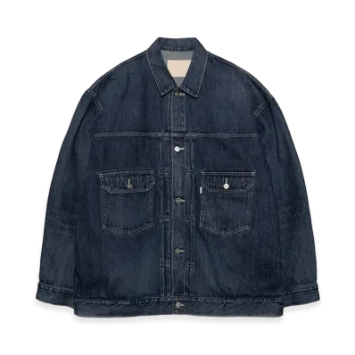 Graphpaper Selvage Denim Jacket Dark Fade "Indigo"