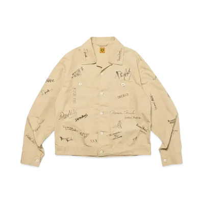 HUMAN MADE Printed Short Blouson "Beige"