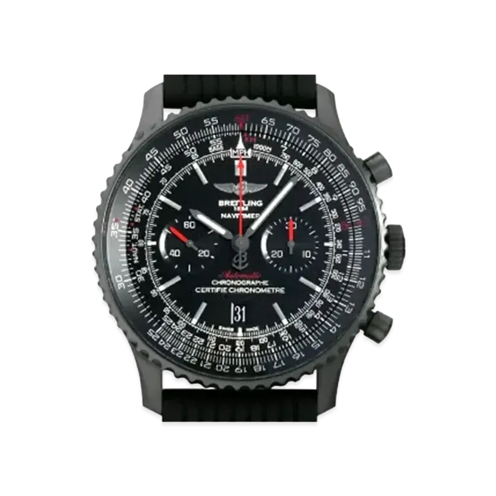Breitling Navitimer 46 Black Steel "Black/Stainless Steel"